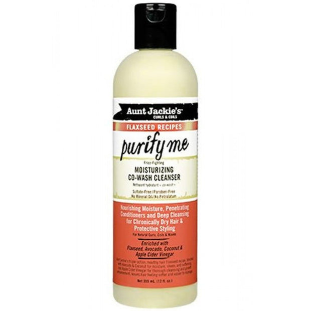 Aunt Jackie's Flaxseed Purify me Moisturizing Co-wash Cleanser 12oz