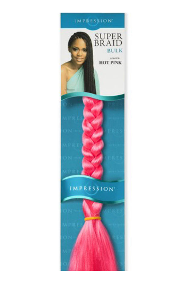 Impression Super Braid Bulk Colour Hot Pink