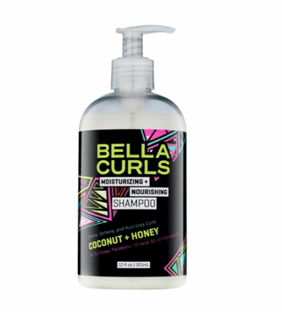 Bella Curls Coconut + Honey Shampoo 12oz