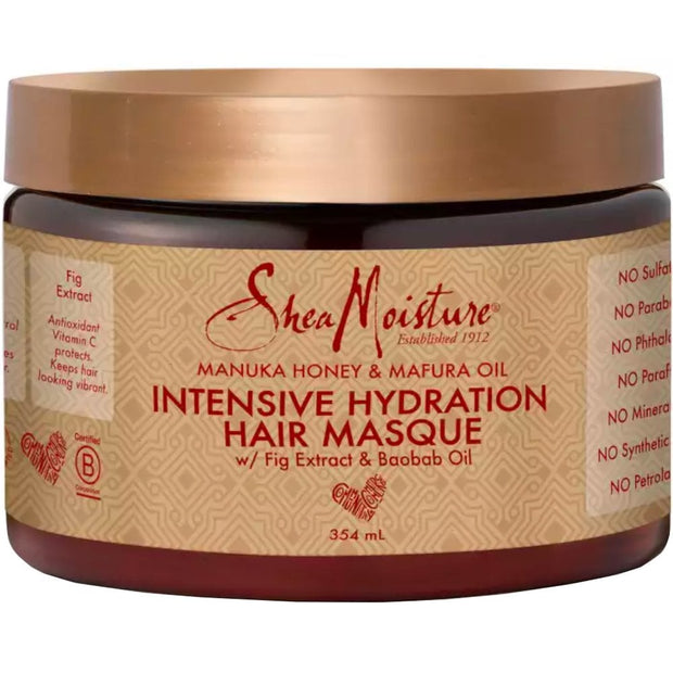 Shea Moisture Manuka Honey & Mafura Oil Intensive Hydration Hair Masque 354ml